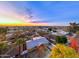 Aerial sunset view of house and neighborhood at 7214 N 35Th Ave, Phoenix, AZ 85051