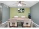 Dining area with a wooden table and four chairs at 7214 N 35Th Ave, Phoenix, AZ 85051