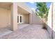 Sun-drenched backyard patio with brick pavers at 9025 N 86Th Pl, Scottsdale, AZ 85258