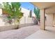 Private courtyard with brick paving and desert plants at 9025 N 86Th Pl, Scottsdale, AZ 85258