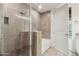 Bathroom with a large walk-in shower and bathtub at 1 E Lexington Ave # 701, Phoenix, AZ 85012