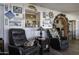 Relaxing living room with nautical decor and comfy chairs at 10178 W San Lazaro Dr, Arizona City, AZ 85123