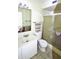 Bathroom with shower, toilet and updated vanity at 102 W Maryland Ave # B2, Phoenix, AZ 85013