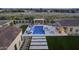 Luxury pool and spa with outdoor kitchen and pergola at 12331 E Gold Dust Ave, Scottsdale, AZ 85259