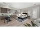 Bright bedroom with ensuite kitchenette and bathroom at 12347 E Gold Dust Ave, Scottsdale, AZ 85259