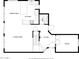 Layout of the first floor showcasing the living room, dining area, kitchen, bathroom, foyer, and an additional room at 12474 W Redfield Rd, El Mirage, AZ 85335