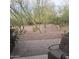 Landscaped backyard with desert plants and a stone patio at 16464 W Piccadilly Rd, Goodyear, AZ 85395