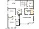 Upstairs floorplan with an owner's retreat and 2 additional bedrooms at 1928 W Rowel Rd, Phoenix, AZ 85085