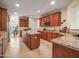 Spacious kitchen with granite countertops and wooden cabinetry at 2602 W Trapanotto Rd, Phoenix, AZ 85086