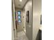 Bathroom with shower, marble floors and three windows at 28414 N 101St Pl, Scottsdale, AZ 85262