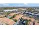 Aerial view of community, pool, and city skyline at 3511 E Baseline Rd # 1243, Phoenix, AZ 85042