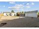 Large backyard with gravel and detached garage at 3850 N 12Th Ave, Phoenix, AZ 85013