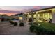 Outdoor patio area with fireplace and seating at 39725 N Hailey Ln, San Tan Valley, AZ 85140