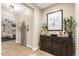 Bright and airy entryway with tile floors and stylish decor at 39725 N Hailey Ln, San Tan Valley, AZ 85140