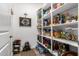 Well-organized pantry with ample shelving for food storage at 39725 N Hailey Ln, San Tan Valley, AZ 85140