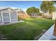 Spacious backyard with a shed and trampoline at 416 N Orange --, Mesa, AZ 85201