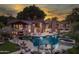 Backyard oasis with a large pool and spa at 5040 N Arcadia Dr, Phoenix, AZ 85018