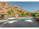 Expansive pool and spa with mountain views at 5040 N Arcadia Dr, Phoenix, AZ 85018