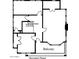 Second floor plan featuring a balcony at 522 W Roosevelt St, Phoenix, AZ 85003