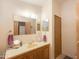 Bathroom with a single sink and shower stall at 8600 E Broadway Ave # 91, Mesa, AZ 85207