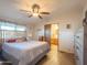 Cozy bedroom with a double bed and ensuite bathroom at 8600 E Broadway Rd # 91, Mesa, AZ 85207