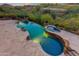 Stunning pool and spa with mountain views at 9108 N Fireridge Trl, Fountain Hills, AZ 85268