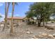 Landscaped backyard with desert plants and rock accents at 11111 E Elmhurst Dr, Sun Lakes, AZ 85248