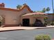 Building exterior with entrance and water feature at 11111 E Elmhurst Dr, Sun Lakes, AZ 85248