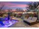 Relaxing pool and spa with lounge chairs and sunset views at 13213 W Duane Ln, Peoria, AZ 85383