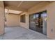 Covered patio with sliding glass door access at 15158 W Camino Estrella Dr, Surprise, AZ 85374