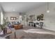 Spacious living room featuring a cozy couch and decorative wall at 1658 S Oak St, Gilbert, AZ 85233