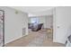 Entryway with view of living room and guitar at 1732 E Baker Dr, Tempe, AZ 85282