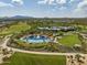 Aerial view of resort-style pool and clubhouse at 17817 E Cindercone Rd, Rio Verde, AZ 85263