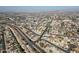 Aerial view of a residential neighborhood near a major road at 1801 E Paradise Ln, Phoenix, AZ 85022