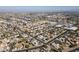 Aerial view showing a suburban neighborhood with houses and roads at 1801 E Paradise Ln, Phoenix, AZ 85022