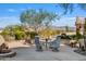 Relaxing patio area with seating and mountain views at 18300 E Tonto Verde Dr, Rio Verde, AZ 85263