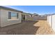 Spacious backyard with block wall and mountain views at 19028 W Rose Ln, Waddell, AZ 85355