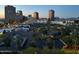 Aerial view of the city skyline at dusk at 2323 N Central Ave # 906, Phoenix, AZ 85004