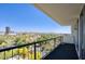 Spacious balcony offering stunning city and mountain views at 2323 N Central Ave # 906, Phoenix, AZ 85004