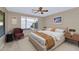 Spacious bedroom with large bed and neutral decor at 2542 W Kit Carson Trl, Phoenix, AZ 85086