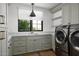 Laundry room with modern appliances and ample counter space at 3370 N 55Th Pl, Phoenix, AZ 85018