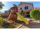 Wonderful backyard with playset and sandbox at 3984 E Los Altos Dr, Gilbert, AZ 85297