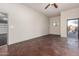 Spacious bonus room with concrete floors and access to garage at 4314 E Forest Pleasant Pl, Cave Creek, AZ 85331