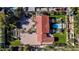 Bird's eye view of the property showing the house and pool area at 4417 N Camino Allenada --, Phoenix, AZ 85018