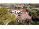 Aerial view of a beautiful home with a large yard and gardens at 4417 N Camino Allenada --, Phoenix, AZ 85018