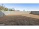 Large backyard with block wall and plenty of space at 5018 W Walatowa St, Laveen, AZ 85339