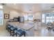 Modern kitchen with island and stainless steel appliances at 5287 W Quail Ave, Glendale, AZ 85308