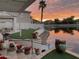 Scenic lakefront property with beautiful sunset colors at 5287 W Quail Ave, Glendale, AZ 85308