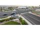 High-angle view of a city intersection and park at 6850 E Mcdowell Rd # 7, Scottsdale, AZ 85257