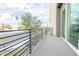 Relaxing balcony with city views and modern railing at 6850 E Mcdowell Rd # 7, Scottsdale, AZ 85257